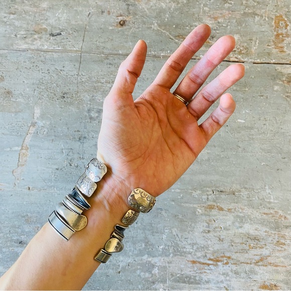 ♥️ Navajo ♥️ Donavan Skeets Sterling Silver & Sonoran Gold Turquoise Ring - Picture 4 of 15